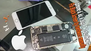 iPhone 6, 6s, 6 plus , 7, 7 plus How to Fix Black Screen by hardware manually