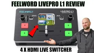 Feelworld LivePro L1: 4 x HDMI Live Switching System Made for OBS!