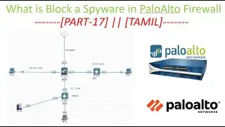 How to Block Spyware in Palo Alto Firewall || [PART-17] || [TAMIL]