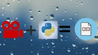 how to create Gif using python (video to gif)