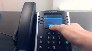 06 - How to Create a Three Way Call in Skype for Business Using a Polycom Desk Phone