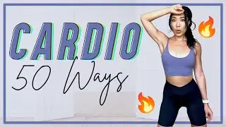 50 At Home Fat Burning Cardio Exercise Variations (no equipment)