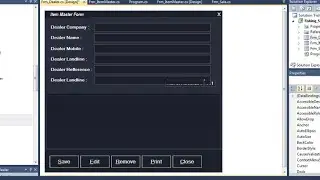 How to Create Fishing Software in C# | Part 3 Dealer and Party Master Form Design