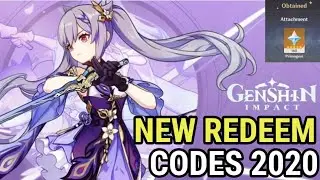 GENSHIN IMPACT NEW REDEEM CODES 2020 I NEW PROMO CODES IN GENSHIN IMPACT