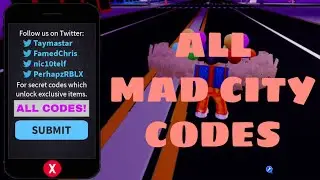 *NEW* ALL CODES FOR MAD CITY FEBRUARY 2020! (ROBLOX)