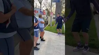 DELIVER DRIVERS DANCE BATTLE 😱 #fedex #usps