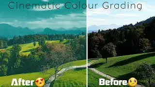 How to give cinematic look in kinemaster🔥 || How to do cinematic colour grading in kinemaster