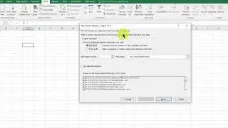 Import text file into excel sheet