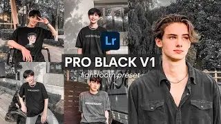 Pro Black V1 Preset | Black Mobile Lightroom Presets Free Download | How to Edit Dark Photography