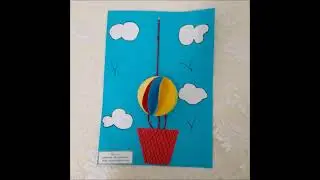 3D Paper Parachute For Kids.