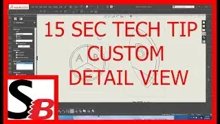 Solidworks 15 Sec Tech Tip - Custom Detail View