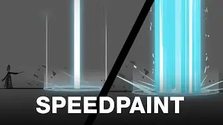 SPEEDPAINT | water beam VFX design + commentary