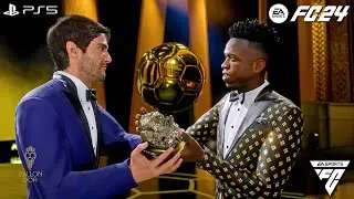 FC 24 - Vinícius Júnior Wins 2024 Ballon dOr | PS5™ [4K60]