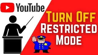 How To Turn Off Restricted Mode On Youtube Pc | Turn On Restricted Mode Youtube