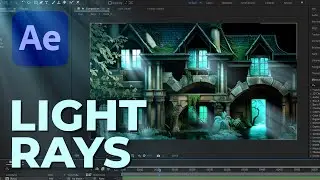 Light Rays (No Plugins) | After Effects Quick Animation Tutorial