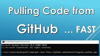 How to download from GitHub to your folder and install Git on your computer.