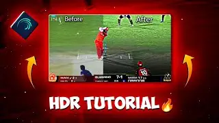 ✨How to edit HDR cricket videos on Android 🔥👀 \ Alightmotion Tutorial