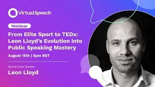 From Elite Sport to TEDx: Leon Lloyd’s Evolution into Public Speaking Mastery