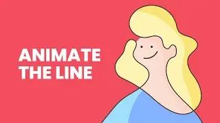 Line Art ANIMATION Tutorial in After Effects / Trim Path  / Character Animation