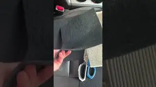 Cabin air filter hack for car odor control. 