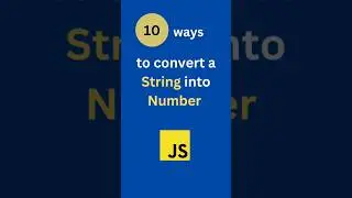 10 ways to convert a string into a number in JavaScript | 