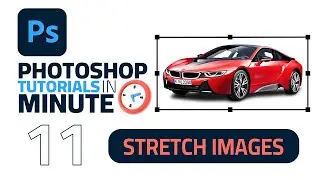 How to Stretch/scale an Image in Adobe Photoshop 2023 (fast tutorial)