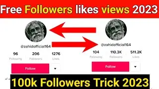 Tiktok latest free followers website 2023 || Free tiktok likes website 2023