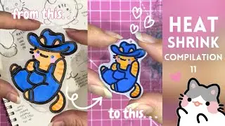 💖SHRINK PLASTIC COMPILATION💖 DIY SHRINK PLASTIC