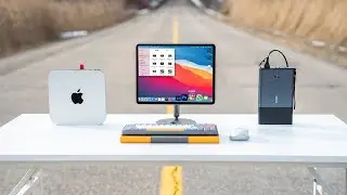 The Ultimate Mac Mini and iPad Pro Setup - Extremely Portable!