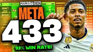 *New* META 433 FM24 Tactics! | Best FM24 Tactics For PC, Console And Mobile!