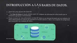 BASE DE DATOS INTRODUCCIÓN