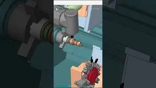 SprutCAM Mill Turn Toolpath Simulation #sprutcam #millturn #cadcamsolutions #cadcamcnc