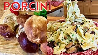 How to Make Pappardelle ai Porcini - Fresh Porcini Mushroom Pasta like an Italian