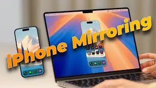 How to Use iPhone Mirroring in macOS Sequoia!!