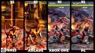 RIPTOR Graphic Evolution 1994-2016 Killer Instinct | SNES ARCADE XBOX ONE PC |