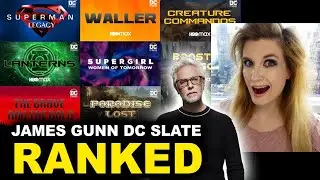 James Gunn DC Slate RANKED - Superman Legacy, Lanterns HBO Max, Batman The Brave & The Bold