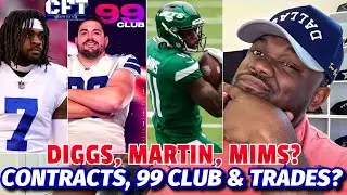 COWBOYS contract issues with Trevon Diggs and Zack Martin? Also linked to a possible Mims Trade?