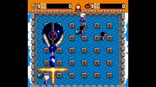 Super Bomberman SNES Normal Game 4 player 60fps