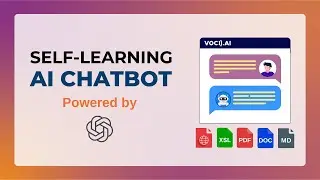 Custom AI Chatbot for Websites, Trains Itself with Website Data | VOC AI Chatbot | WordPress