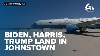 Biden, Harris, Trump land in Johnstown