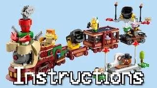 LEGO Super Mario: The Bowser Express Train Set Instructions! 71437