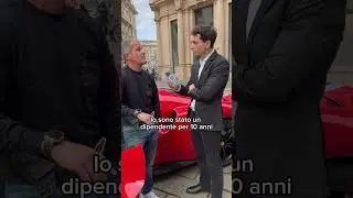 INCONTRO GIUSEPPE IMPRENDITORE CON 20 NEGOZI VODAFONE #luxury #car #funny #milan #ferrari #finance