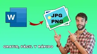 Cómo CONVERTIR un DOCUMENTO de WORD a IMAGEN JPG-PNG SIN PROGRAMAS