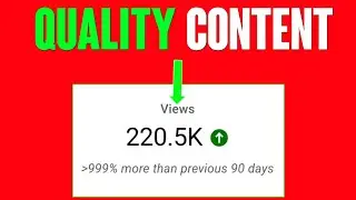 how to CREATE QUALITY CONTENT on youtube | how to MAKE QUALITY CONTENT on youtube