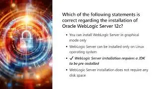 1z0 133    Oracle WebLogic Server 12c Administration I Exam