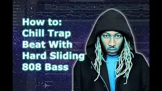 Chill & Dark Trap Beat with hard sliding 808 Bass Tutorial in 5min | Fl Studio 20