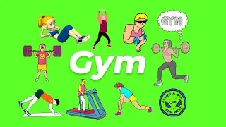 Animated Gym GIF Green Screen Pack (Free Download)