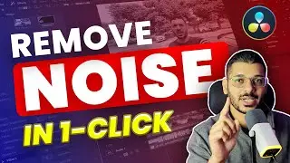 Remove Background Noise in 1 Click get Clean Audio Instantly | Davinci Resolve Tutorial in Hindi