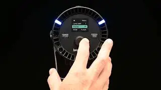 broncolor Pulso L settings: Choosing display orientation