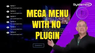 Divi Theme Mega Menu With No Plugin